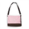Pure Fashion Tote -- Pink and Chocolate